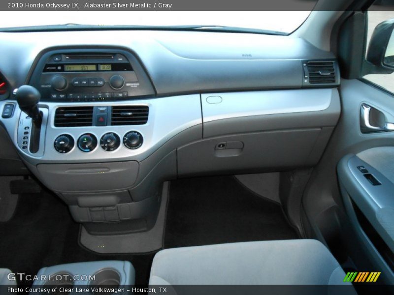 Alabaster Silver Metallic / Gray 2010 Honda Odyssey LX