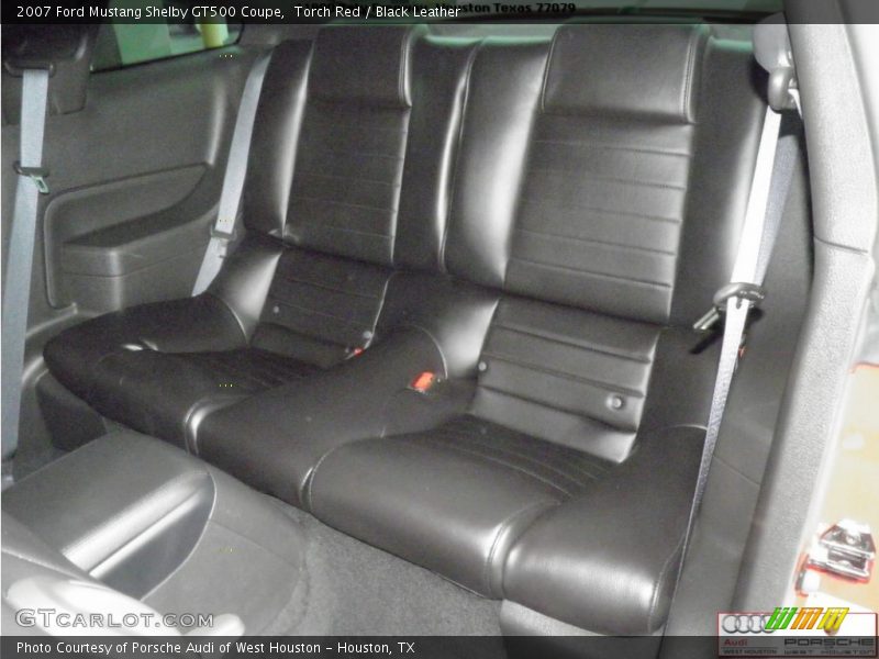 Torch Red / Black Leather 2007 Ford Mustang Shelby GT500 Coupe