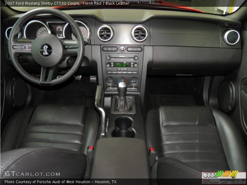 Torch Red / Black Leather 2007 Ford Mustang Shelby GT500 Coupe