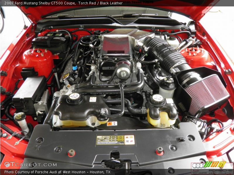 Torch Red / Black Leather 2007 Ford Mustang Shelby GT500 Coupe