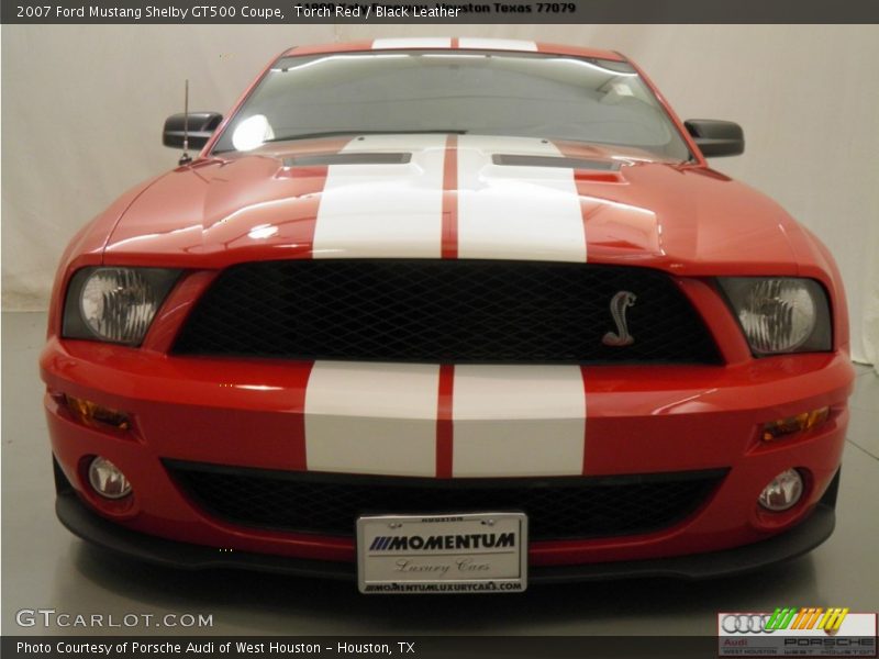 Torch Red / Black Leather 2007 Ford Mustang Shelby GT500 Coupe