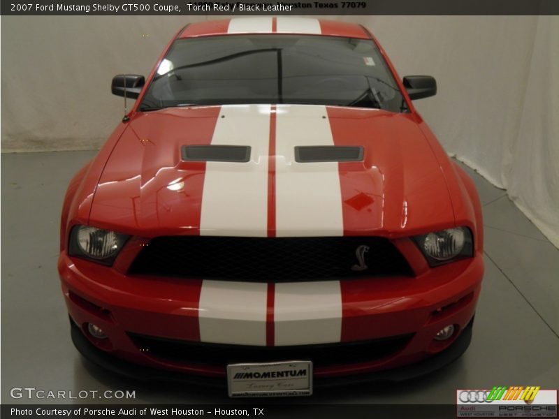 Torch Red / Black Leather 2007 Ford Mustang Shelby GT500 Coupe