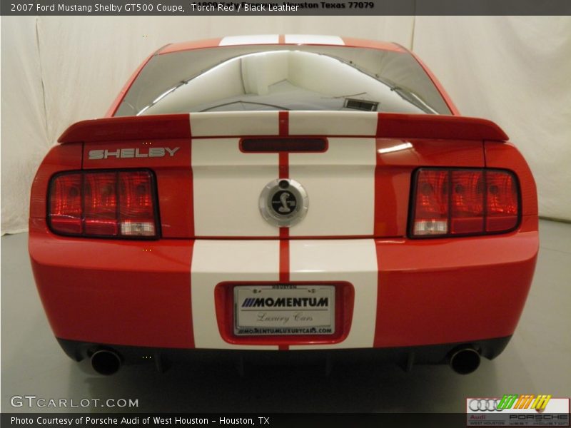 Torch Red / Black Leather 2007 Ford Mustang Shelby GT500 Coupe