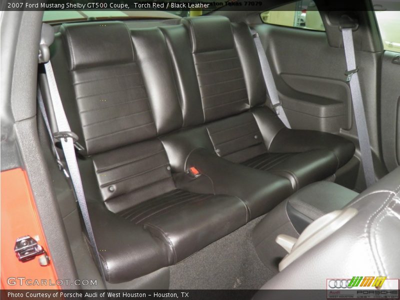 Torch Red / Black Leather 2007 Ford Mustang Shelby GT500 Coupe