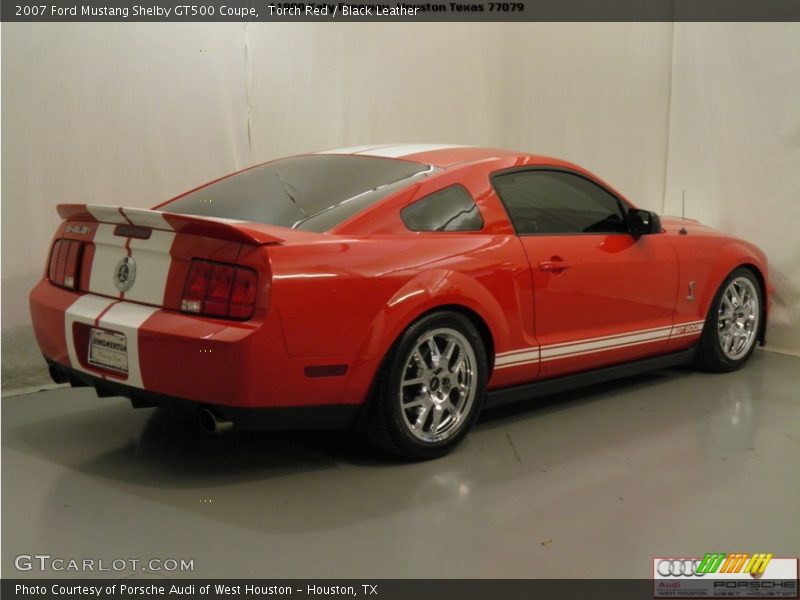 Torch Red / Black Leather 2007 Ford Mustang Shelby GT500 Coupe