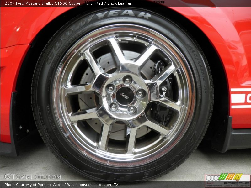 Torch Red / Black Leather 2007 Ford Mustang Shelby GT500 Coupe