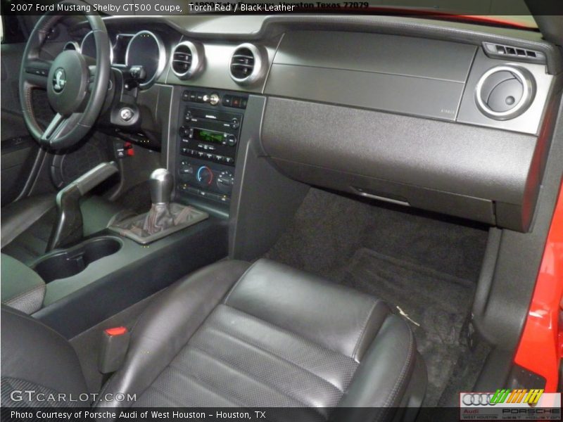 Torch Red / Black Leather 2007 Ford Mustang Shelby GT500 Coupe