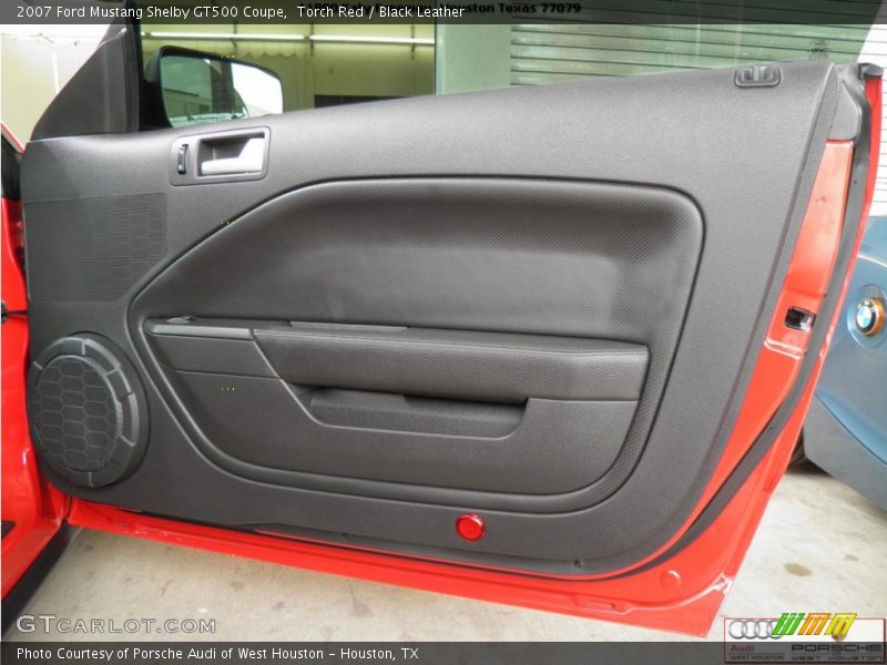 Torch Red / Black Leather 2007 Ford Mustang Shelby GT500 Coupe