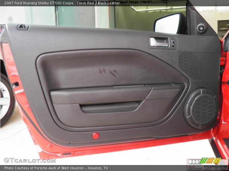 Torch Red / Black Leather 2007 Ford Mustang Shelby GT500 Coupe