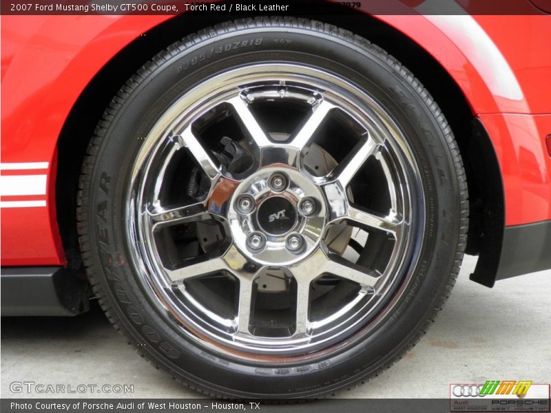 Torch Red / Black Leather 2007 Ford Mustang Shelby GT500 Coupe