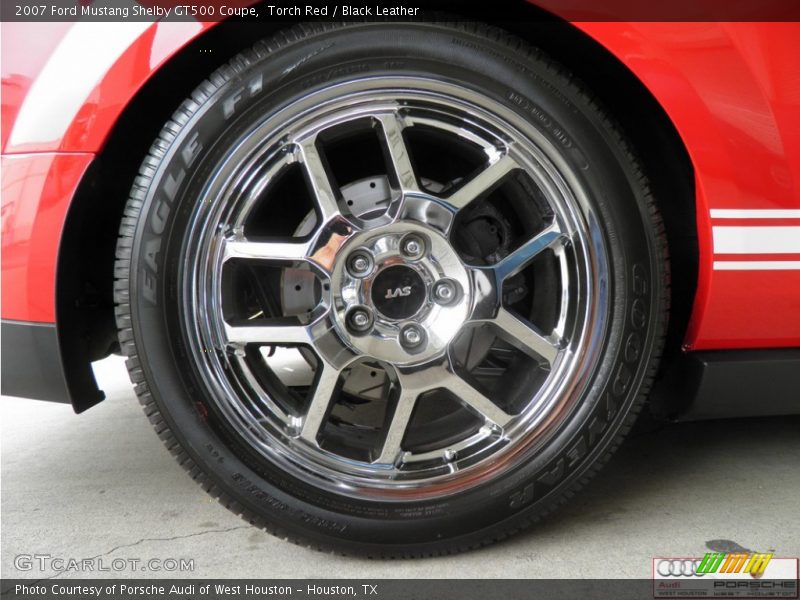 Torch Red / Black Leather 2007 Ford Mustang Shelby GT500 Coupe