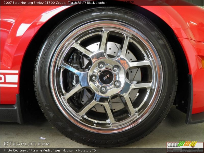 Torch Red / Black Leather 2007 Ford Mustang Shelby GT500 Coupe