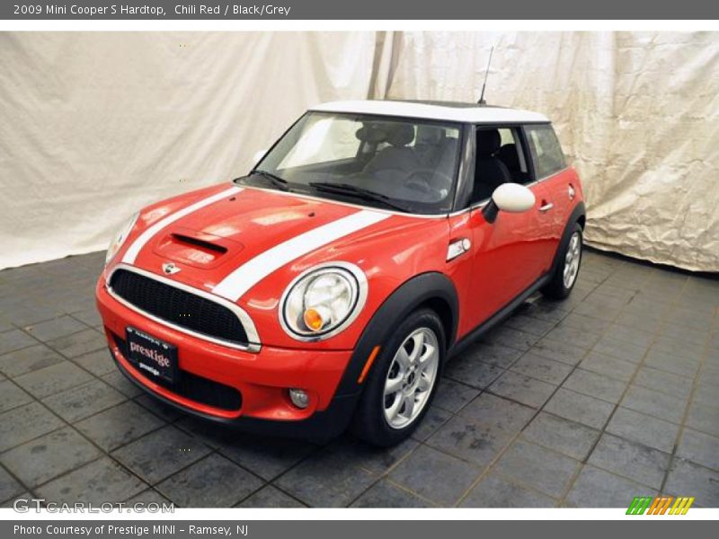 Chili Red / Black/Grey 2009 Mini Cooper S Hardtop