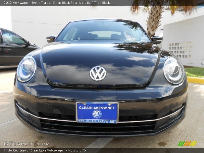 Deep Black Pearl Metallic / Titan Black 2012 Volkswagen Beetle Turbo