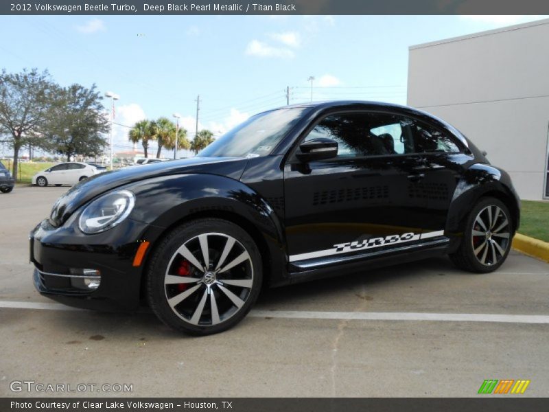 Deep Black Pearl Metallic / Titan Black 2012 Volkswagen Beetle Turbo