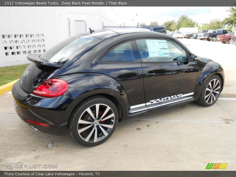 Deep Black Pearl Metallic / Titan Black 2012 Volkswagen Beetle Turbo