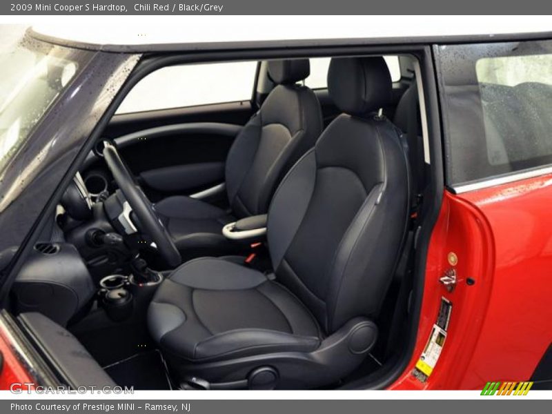 Chili Red / Black/Grey 2009 Mini Cooper S Hardtop