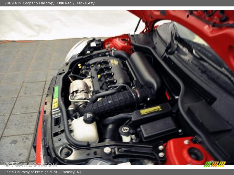 Chili Red / Black/Grey 2009 Mini Cooper S Hardtop