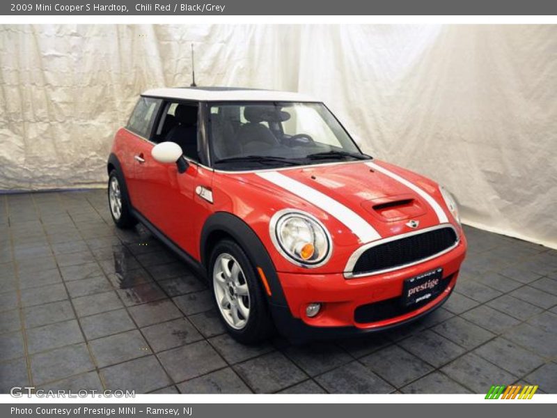 Chili Red / Black/Grey 2009 Mini Cooper S Hardtop