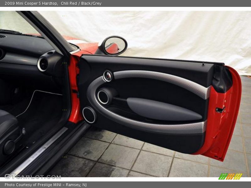 Chili Red / Black/Grey 2009 Mini Cooper S Hardtop