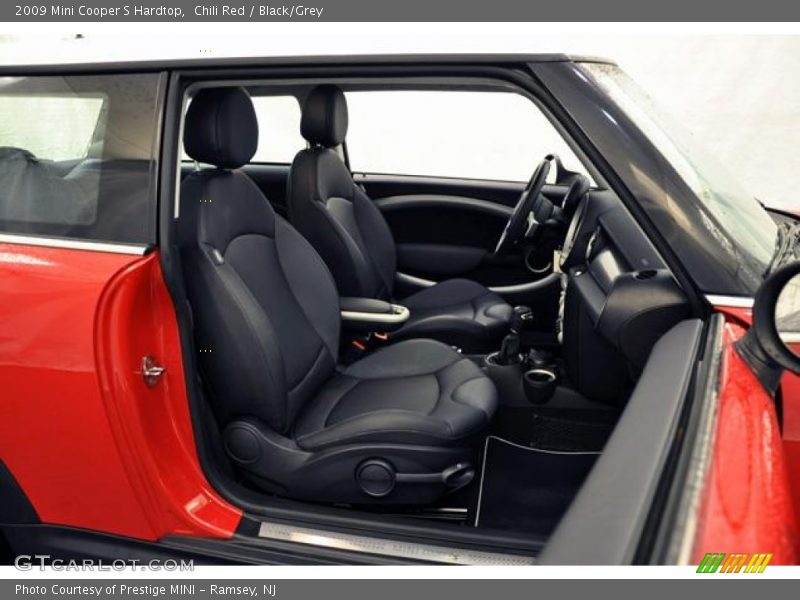 Chili Red / Black/Grey 2009 Mini Cooper S Hardtop