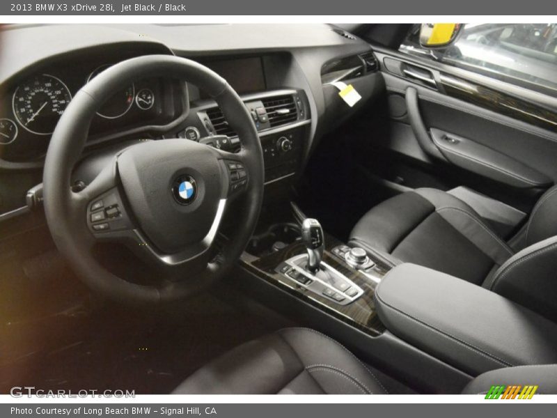 Jet Black / Black 2013 BMW X3 xDrive 28i