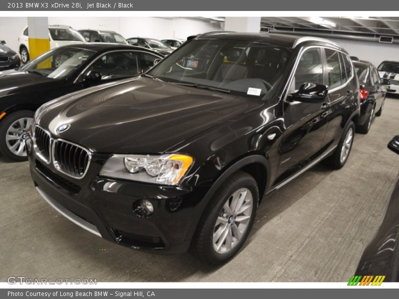 Jet Black / Black 2013 BMW X3 xDrive 28i