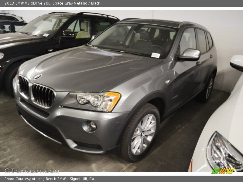 Space Gray Metallic / Black 2013 BMW X3 xDrive 28i