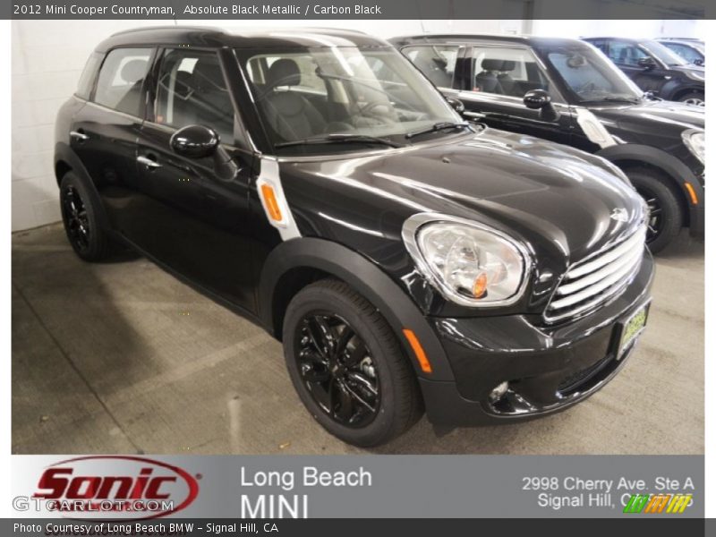 Absolute Black Metallic / Carbon Black 2012 Mini Cooper Countryman