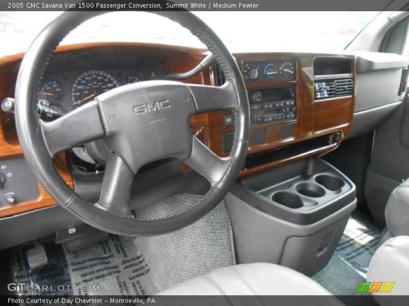 Summit White / Medium Pewter 2005 GMC Savana Van 1500 Passenger Conversion