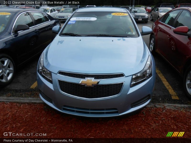 Ice Blue Metallic / Jet Black 2012 Chevrolet Cruze Eco