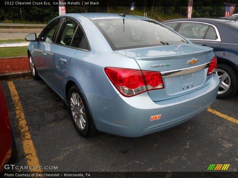 Ice Blue Metallic / Jet Black 2012 Chevrolet Cruze Eco