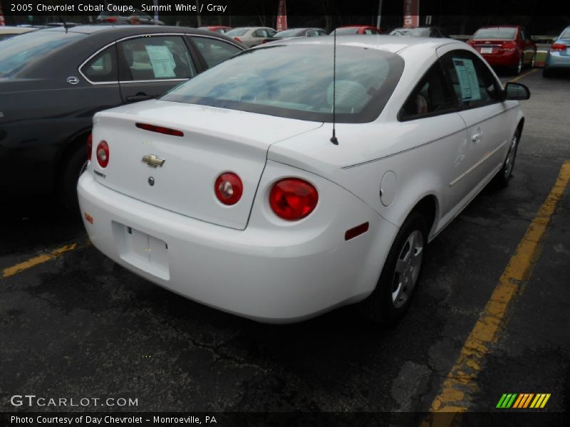 Summit White / Gray 2005 Chevrolet Cobalt Coupe