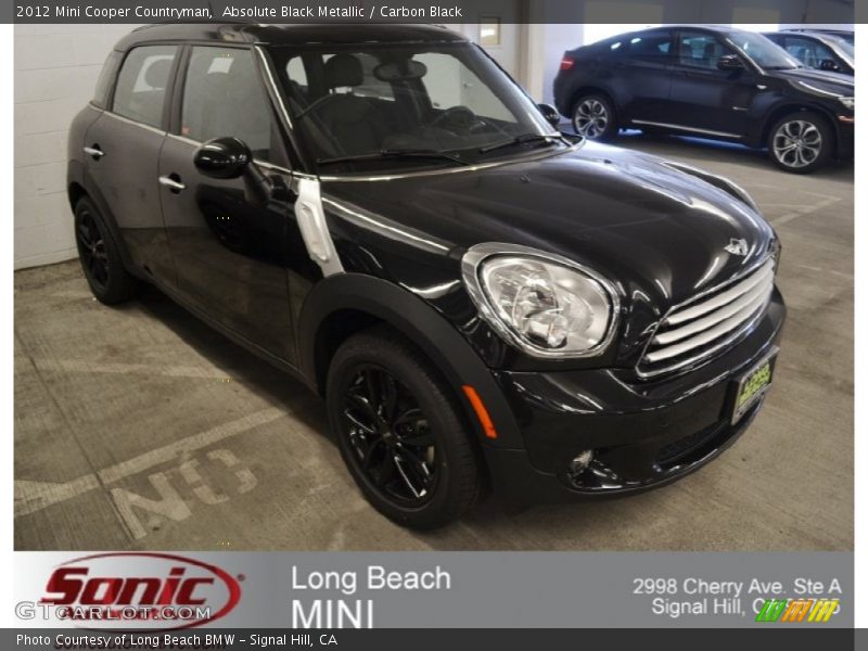 Absolute Black Metallic / Carbon Black 2012 Mini Cooper Countryman