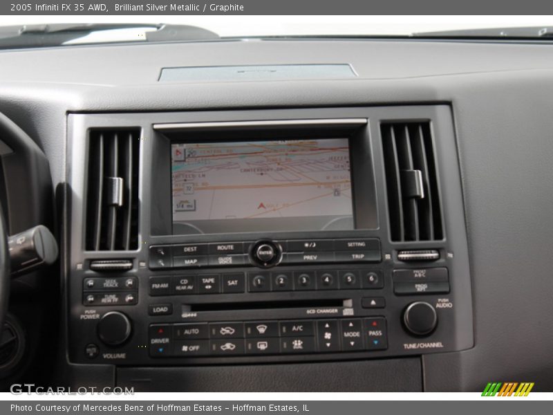Brilliant Silver Metallic / Graphite 2005 Infiniti FX 35 AWD