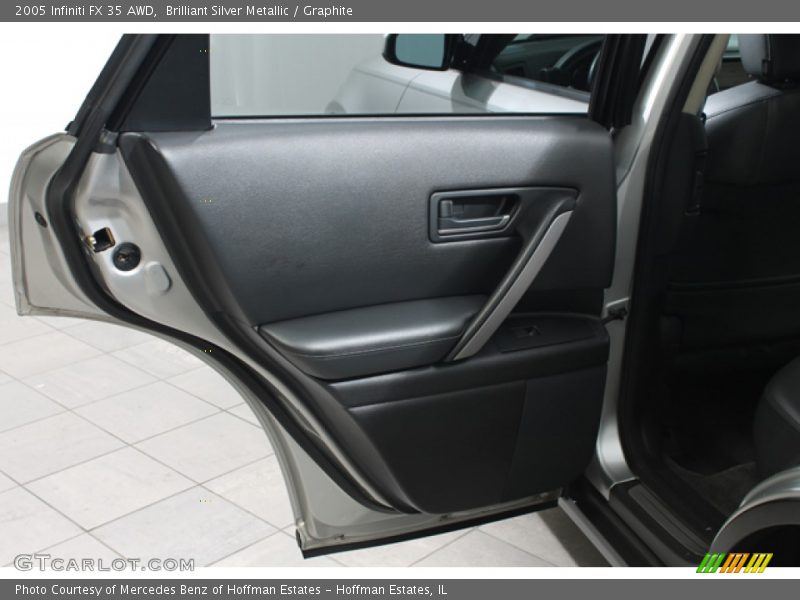 Brilliant Silver Metallic / Graphite 2005 Infiniti FX 35 AWD