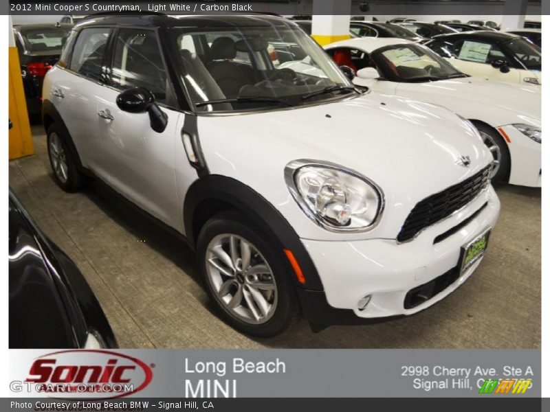 Light White / Carbon Black 2012 Mini Cooper S Countryman