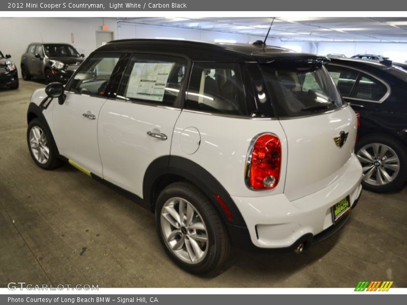 Light White / Carbon Black 2012 Mini Cooper S Countryman