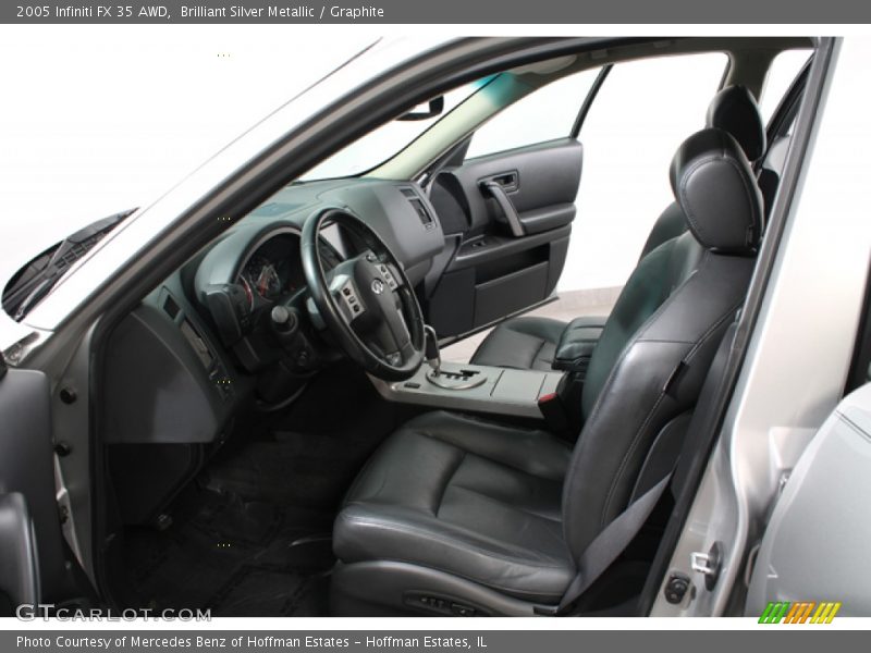 Brilliant Silver Metallic / Graphite 2005 Infiniti FX 35 AWD