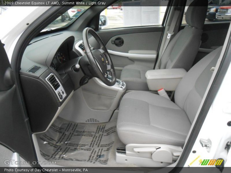 Summit White / Light Gray 2009 Chevrolet Equinox LT AWD