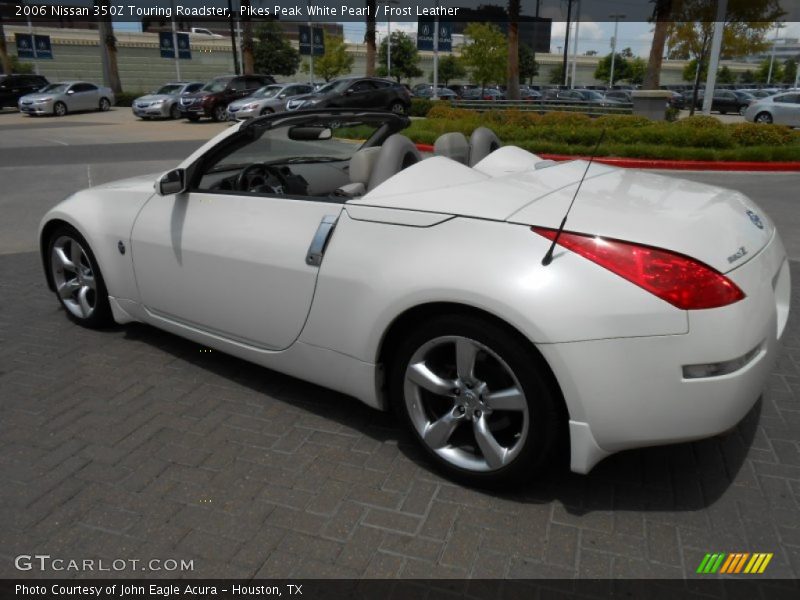 Pikes Peak White Pearl / Frost Leather 2006 Nissan 350Z Touring Roadster