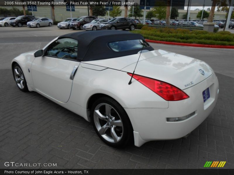 Pikes Peak White Pearl / Frost Leather 2006 Nissan 350Z Touring Roadster