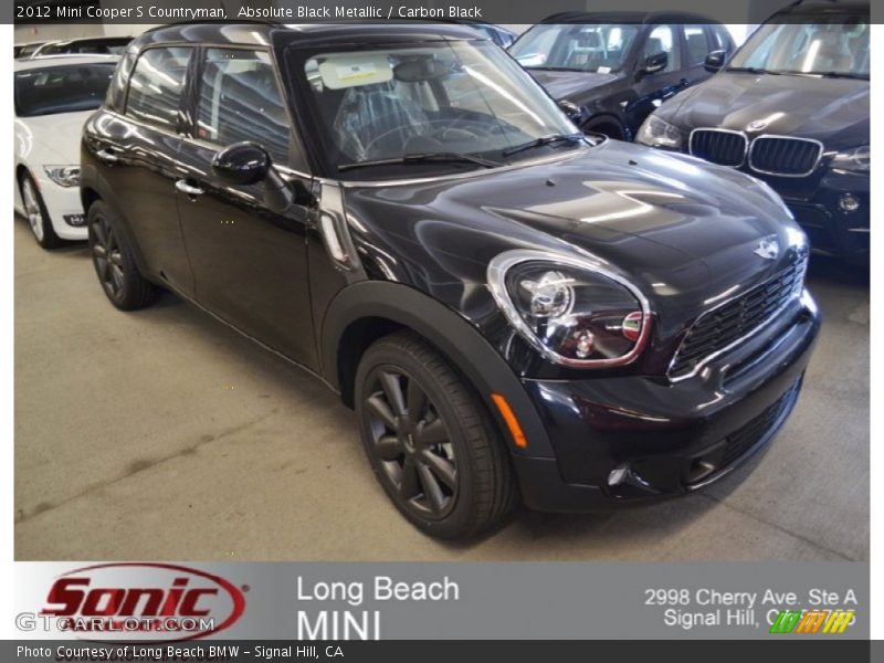 Absolute Black Metallic / Carbon Black 2012 Mini Cooper S Countryman