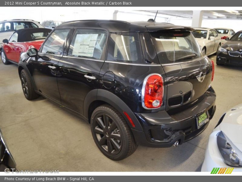 Absolute Black Metallic / Carbon Black 2012 Mini Cooper S Countryman