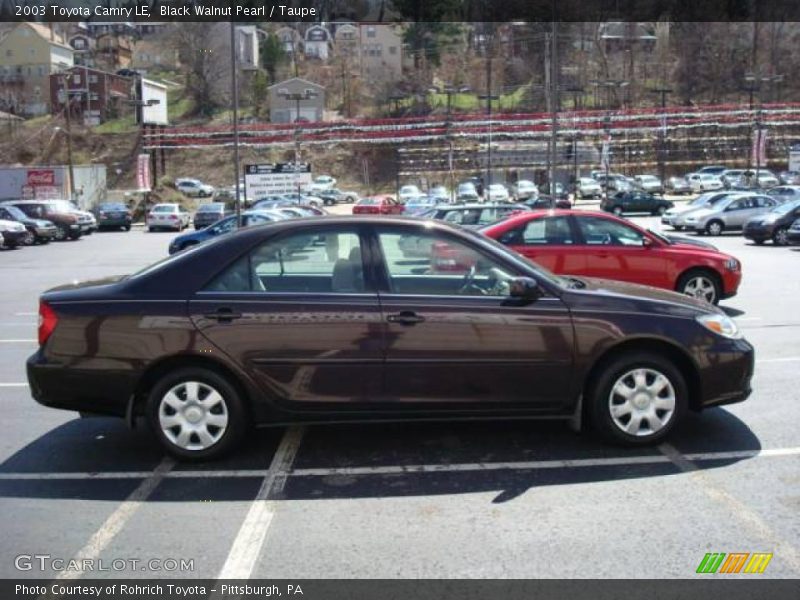 Black Walnut Pearl / Taupe 2003 Toyota Camry LE