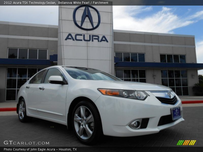 Bellanova White Pearl / Parchment 2012 Acura TSX Technology Sedan