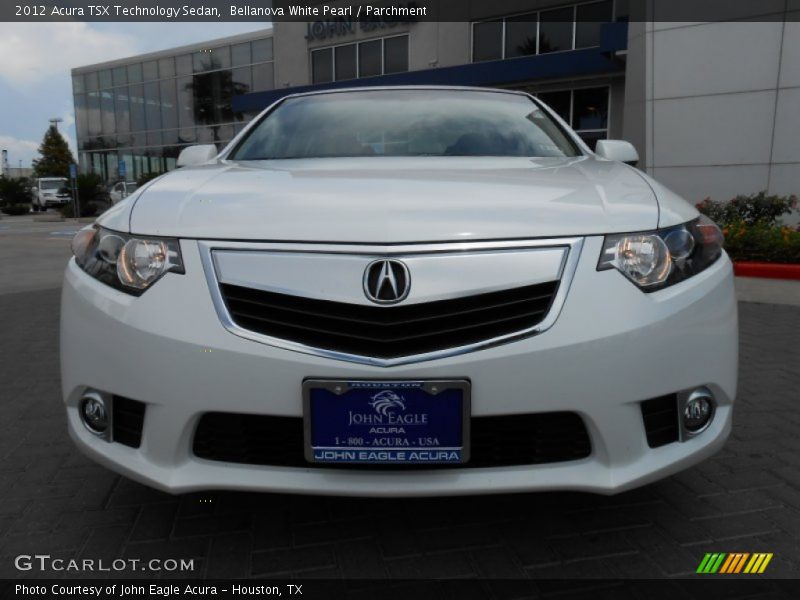 Bellanova White Pearl / Parchment 2012 Acura TSX Technology Sedan