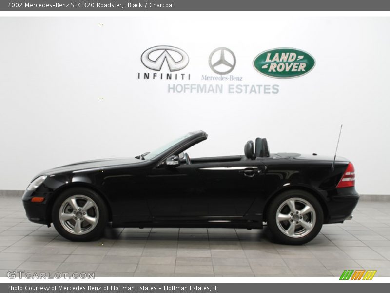 Black / Charcoal 2002 Mercedes-Benz SLK 320 Roadster