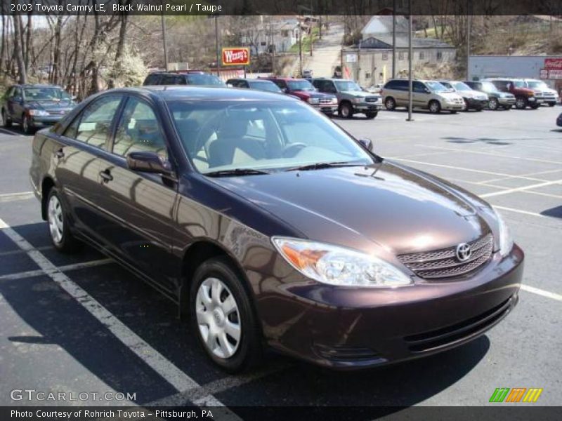 Black Walnut Pearl / Taupe 2003 Toyota Camry LE