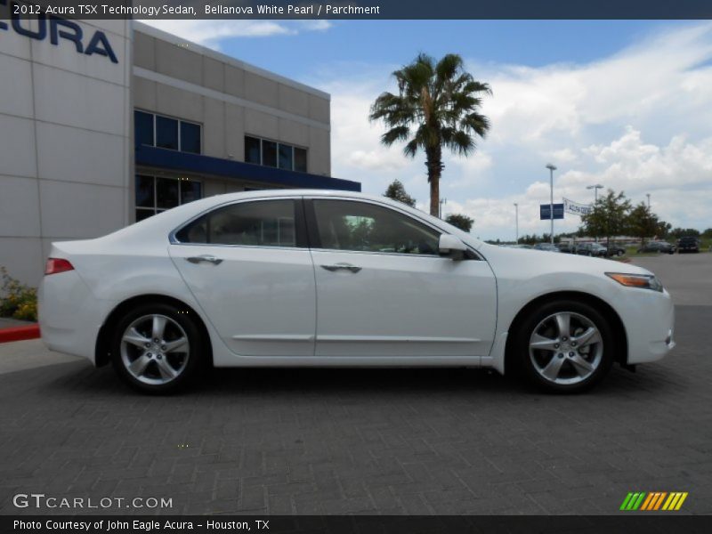 Bellanova White Pearl / Parchment 2012 Acura TSX Technology Sedan